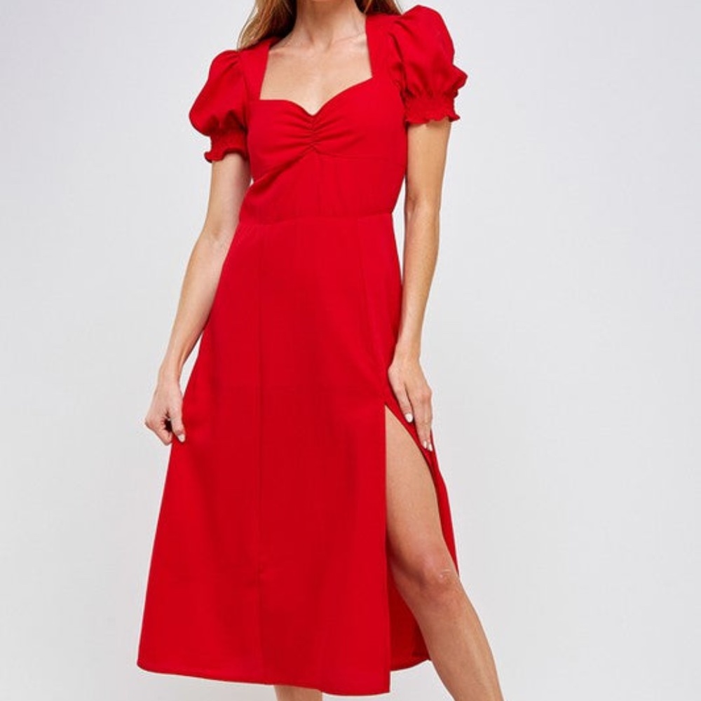 Puff Sleeve Dress